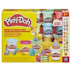 Play-Doh: Create & Celebrate 20-dielna modelovacia súprava - Hasbro