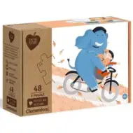 Play for Future: Buď môj kamoš 3x48 dielne puzzle - Clementoni