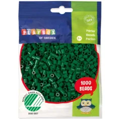 PlayBox: 5mm MIDI žehliace perly 1000ks v džungelovej zelenej farbe