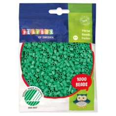 PlayBox: 5mm MIDI žehliace korálky 1000ks v morskej zelenej farbe