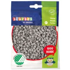 PlayBox: 5mm MIDI žehliace perly 1000ks svetlosivej farby