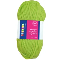 PlayBox: Akrylová priadza 50g 50m v zelenej farbe