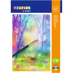 PlayBox: Biela akvarelová papier A/4 20 ks sada