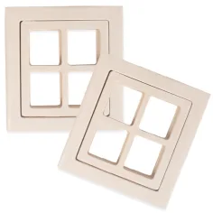PlayBox: Drevená súprava okien, 2 ks, 8 × 8,5 cm