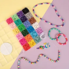 PlayBox: Heishi navliekacie korálky v úložnej krabici 3500ks sada obrázok 2