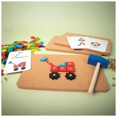 PlayBox: Sada 5 kusov drevených kladív obrázok 2