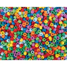 PlayBox: Živé farebné navliekacie korálky 9mm 1000ks