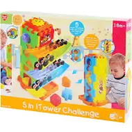 Playgo: 5 v 1 zručná skladačka veža