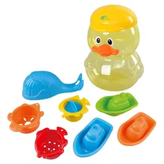 Playgo: Baby hrací set do kúpeľa Kačka 8 dielny set obrázok 2