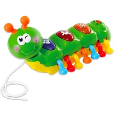 Playgo: Ťahacia hudobná baby húsenica obrázok 2