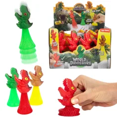 Plopper skákajúci dinosaurus rôznych variantov 12cm 1 ks obrázok 2