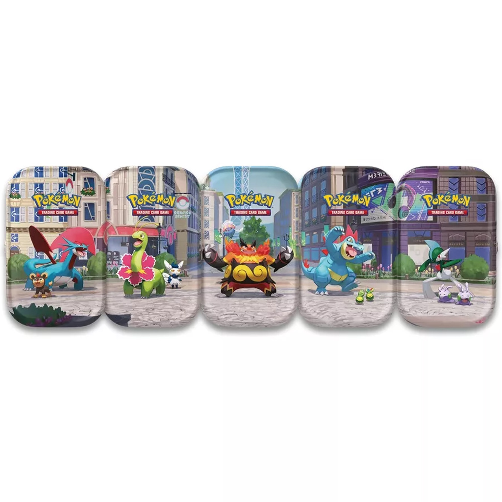 Pokémon TCG: Lumiose City Mini Tin zberateľský balíček kariet v kovovom úložisku v rôznych variantoch 1ks