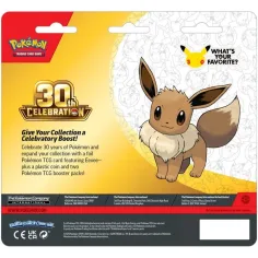Pokémon TCG: 30. výročie 2-balenie blister – Dvojité široké (Eevee promo + Pikachu minca) obrázok 2
