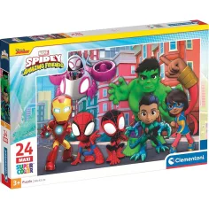 Póki a superhrdinovia 24 ks maxi supercolor puzzle - Clementoni
