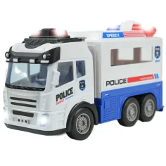 Policajné vozidlo na prepravú väzňov so svetelnými efektmi na diaľkové ovládanie 1/43  27Mhz 21cm obrázok 3