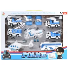 Police set: 7-dielny set policajných vozidiel obrázok 2