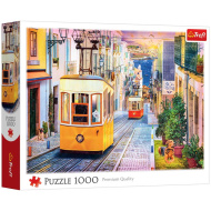 Portugalská úzka ulička 1000-dielne puzzle - Trefl