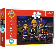 Požiarnik Sam Hrdina v uniforme - 60-dielne puzzle - Trefl