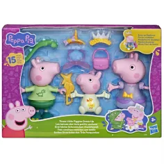 Prasiatko Peppa Tri malé prasiatka – obliekania sada – Hasbro