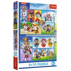 Pravidlá Paw Patrol 2x70ks puzzle - Trefl