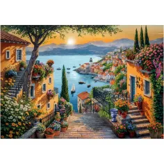 Prechádzka po prístave HQC 1500ks kompaktný puzzle - Clementoni obrázok 2