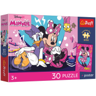 Prémiové puzzle Minnie myš a priatelia 30 ks - Trefl
