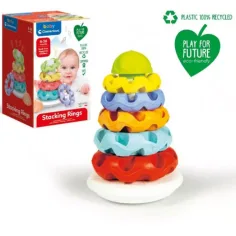 Prstencová pyramída zo 100% recyklovaného plastu - Clementoni baby obrázok 3