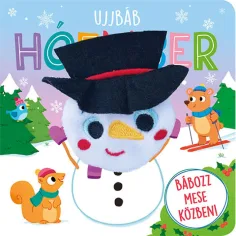 Prstová bábka snehuliak detská kniha