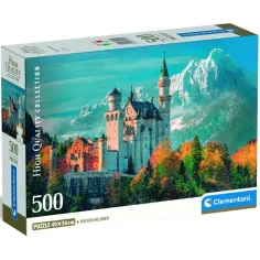 Hrad Neuschwanstein, Nemecko HQC 500-dielny puzzle - Clementoni