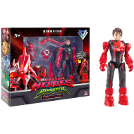 Quantum Heroes: Dinoster Lucio akčná figúrka s červeným brnením 20 cm