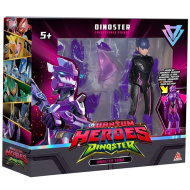 Quantum Heroes: Dinoster Trina akčná figúrka s fialovým brnením 20 cm