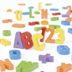 Quercetti: ABC + 123 magnetický set 106ks obrázok 2