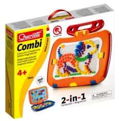 Quercetti Combi Detská mozaika/magnetická tabuľka 2 v 1