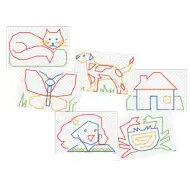 Quercetti: Filo doplnkové karty vzorov 12 dielny set