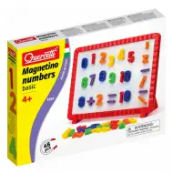 Quercetti: Magnetická tabuľa s farebnými číslicami 48ks