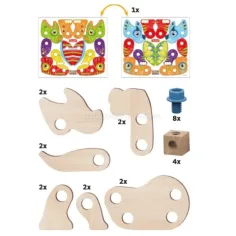 Quercetti: Play Bio dinosaurus 24-dielny set obrázok 2