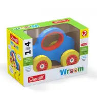 Quercetti: Wroom drevené autíčko modré