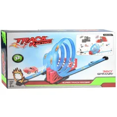 Racing Track 32-dielny set pretekárskej dráhy so špirálovou slučkou a 2 autíčkami 1/64 obrázok 3