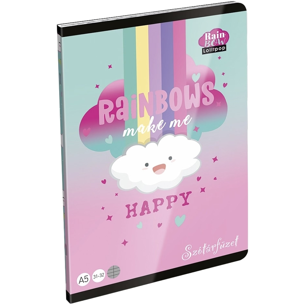 ICO: LizzySuli Lollipop Rainbow slovník A/5 31-32