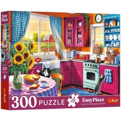 Ráno v kuchyni Easy Piece 300ks puzzle - Trefl