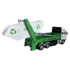 RC auto na prepravu odpadu alebo kontajnerov na diaľkové ovládanie so svetlom 27MHz 1/36 20cm v dvoc obrázok 5