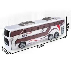 RC City autobus na diaľkové ovládananie so svetlom 27MHz 25cm 1/32 obrázok 4
