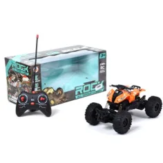 RC Diaľkovo ovládaný Crawler Quad s svetlom 1/24