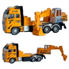 RC Diaľkovo ovládaný stavebný drapák alebo autožeriav so svetlom v dvoch verziách 27MHz 1/36 mierka obrázok 5
