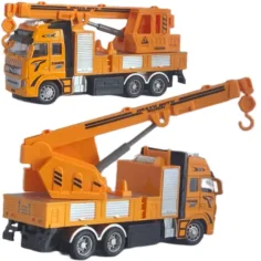 RC Diaľkovo ovládaný stavebný drapák alebo autožeriav so svetlom v dvoch verziách 27MHz 1/36 mierka obrázok 9