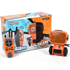 RC interaktív TalkBot robot vysielačka s režimom chôdze v oranžovej farbe 2,4GHz obrázok 12