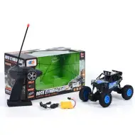 RC Off-Road auto na diaľkové ovládanie v modrej farbe 1:20 s USB nabíjačkou