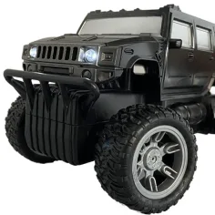 RC Off-Road diaľkovo ovládaný Hummer s svetlom 27 MHz 22cm 1/14-ový mierka v dvoch variantoch obrázok 3