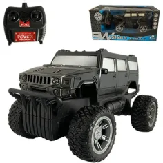 RC Off-Road diaľkovo ovládaný Hummer s osvetlením 27 MHz 22cm 1/14 mierka v dvoch variantoch