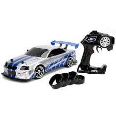 RC Smrteľná rýchlosť Nissan Skyline GT-R drift diaľkovo ovládané auto 1/10 - Simba Toys obrázok 1